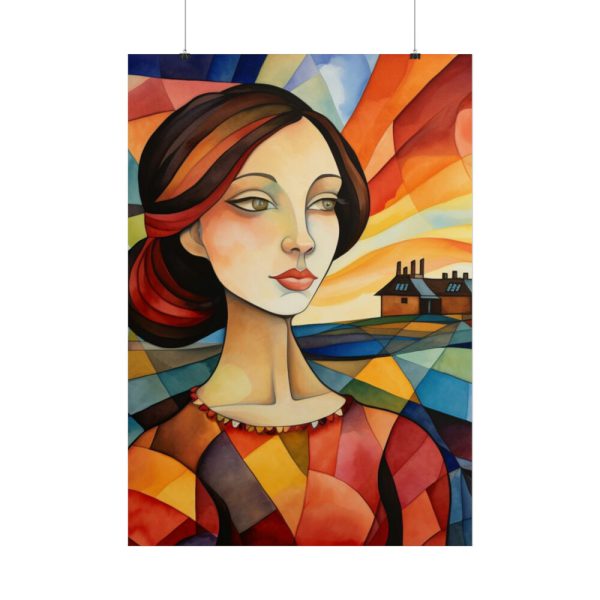 Colorful Mosaic Style Pop Art I Poster