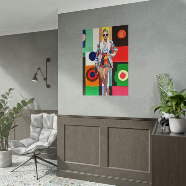 Pop Art Fashionable Woman II Poster