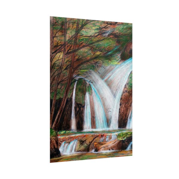 101894-32.jpg Waterfall Drawing Poster