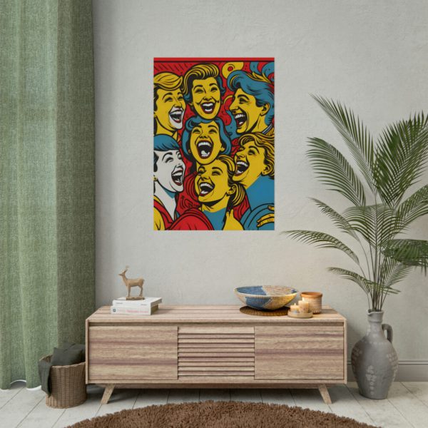 101894-333.jpg Pop Art People Laughing I Poster