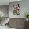 Abstract Crowd Contemporary Art Poster