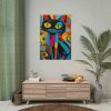 101894-368.jpg Cat Abstract Pop Art Print Poster