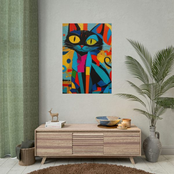 101894-368.jpg Cat Abstract Pop Art Print Poster