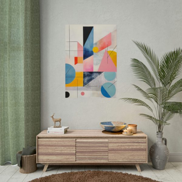 Boho Geometric Art Poster