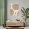 Hand, Eye and Face Abstract Boho Minimal Art Poster