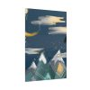 101894-412.jpg Mountains With a Silhouette Wolf Boho Style Poster