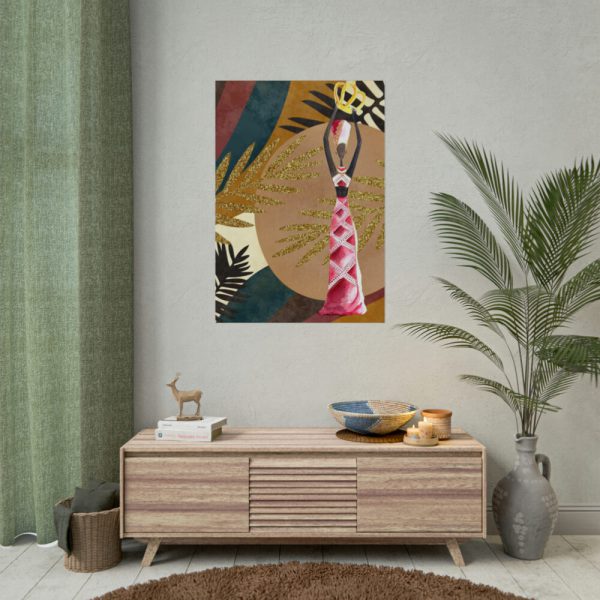 101894-433.jpg Boho Tropical Africa Woman Poster