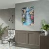 101894-44.jpg Waterfall With Rocks and Flowers Poster