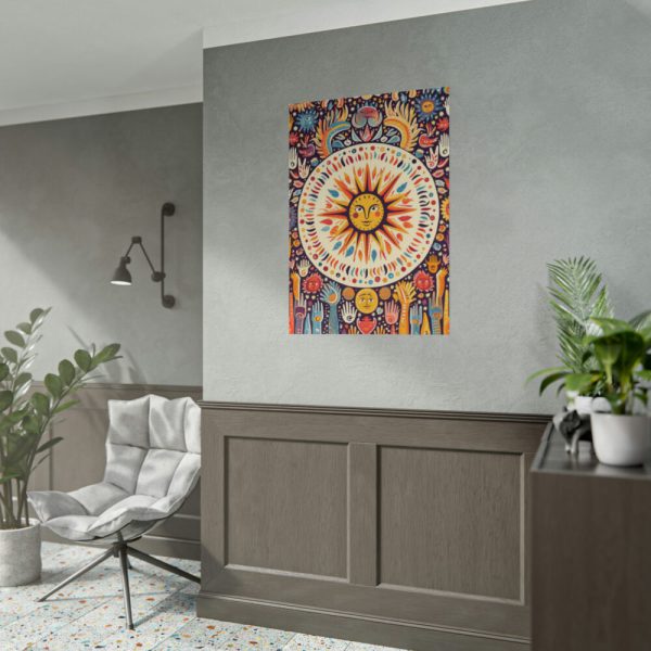 101894-449.jpg Hippie Boho Retro Sun Poster