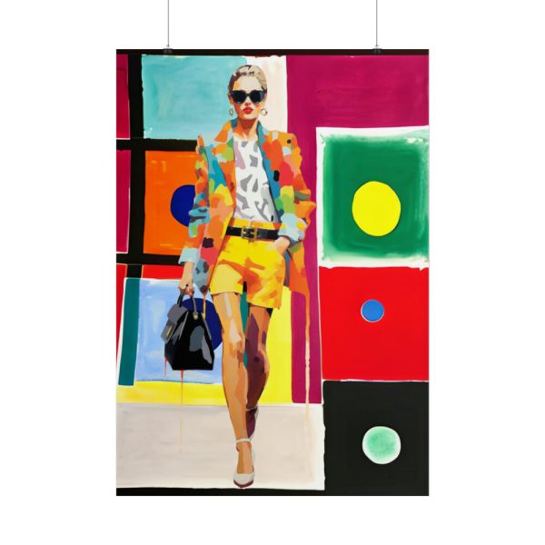 Pop Art Fashionable Woman I Poster