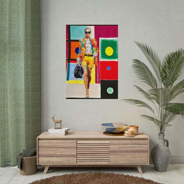 Pop Art Fashionable Woman I Poster
