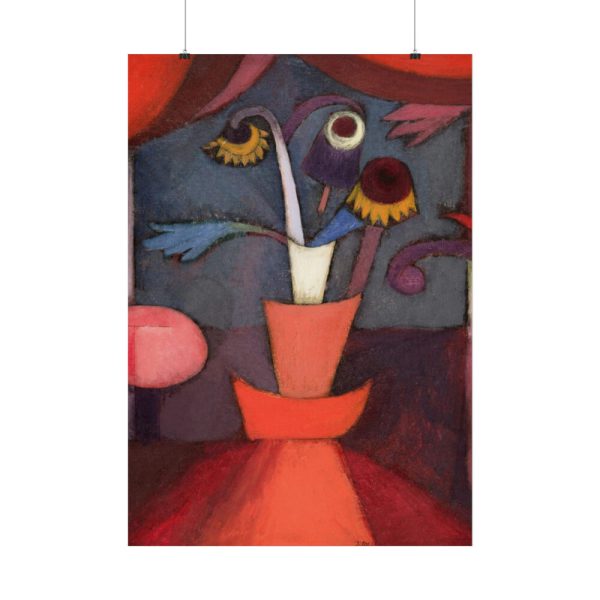 Autumn Flower (1922) by Paul Klee Poster