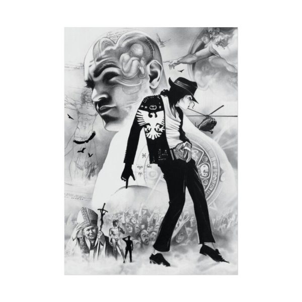 Michael Jackson Draw Art Poster