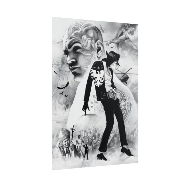 Michael Jackson Draw Art Poster