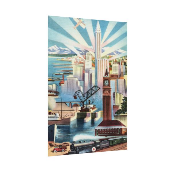 Seattle, Glamour City of Washington Poster