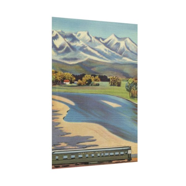 Crazy Mountain and Yellowstone River Poster