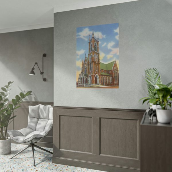 101894-84.jpg St. Paul's Cathedral, Worcester, Mass Poster