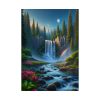 101894-95.jpg Waterfall in Woods Poster