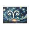 Zodiac Sign of Aries Framed Canvas