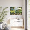 88289-113.jpg Vibrant Atmosphere of Winery Harvest Framed Canvas