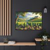 88289-114.jpg Vibrant Atmosphere of Winery Harvest Framed Canvas