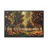 88289-126.jpg Orchard Bounty With Fruit-Laden Trees And RusticLadder Framed Canvas