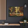 88289-129.jpg Orchard Bounty With Fruit-Laden Trees And RusticLadder Framed Canvas
