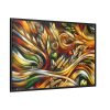 88289-145.jpg Abstract Harvest With Bold Colors an Patterns Framed Canvas