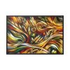 88289-146.jpg Abstract Harvest With Bold Colors an Patterns Framed Canvas
