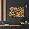 88289-149.jpg Abstract Harvest With Bold Colors an Patterns Framed Canvas