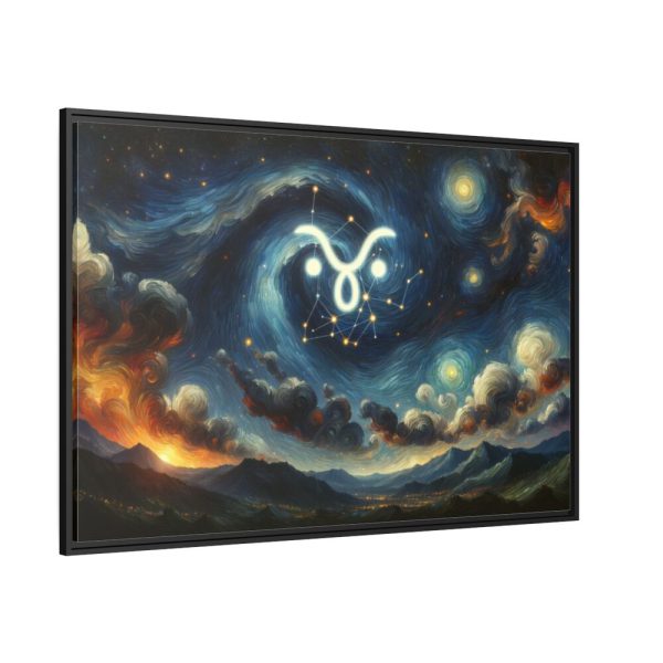 88289-15.jpg Zodiac Sign of Taurus Framed Canvas