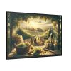 88289-165.jpg Grape Harvest With Lush Vineyards Framed Canvas