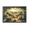 88289-166.jpg Grape Harvest With Lush Vineyards Framed Canvas