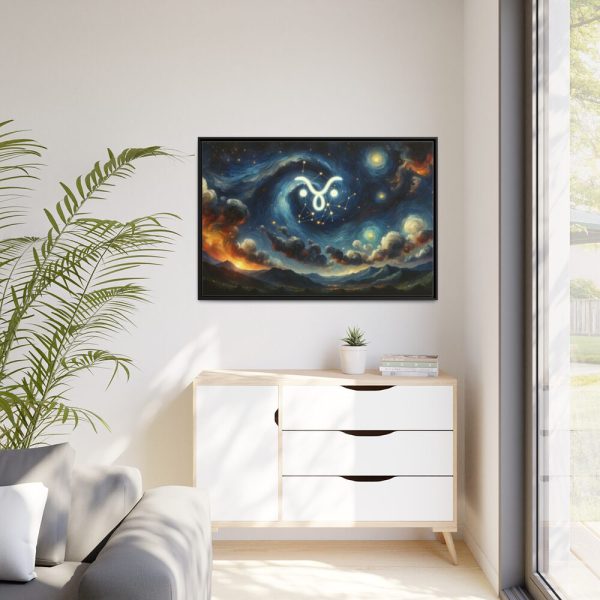 88289-18.jpg Zodiac Sign of Taurus Framed Canvas