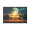 88289-186.jpg Harvest Moon Illuminating a Bountiful Harvest Field Framed Canvas