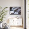Stream of Water in Rumania Framed Canvas