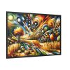 Harvest Theme Through Modern Art Styles Framed Canvas