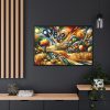 Harvest Theme Through Modern Art Styles Framed Canvas