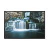 88289-226.jpg Waterfall Tumbling Down From Rocks Framed Canvas
