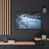 Long Exposure of Stream Framed Canvas
