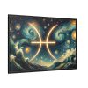88289-25.jpg Zodiac Sign of Pisces Framed Canvas