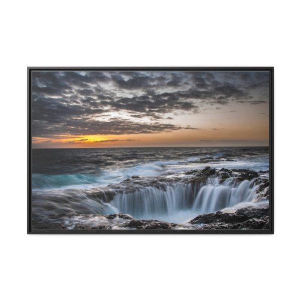 88289-261.jpg Waterfalls under the sky Framed Canvas