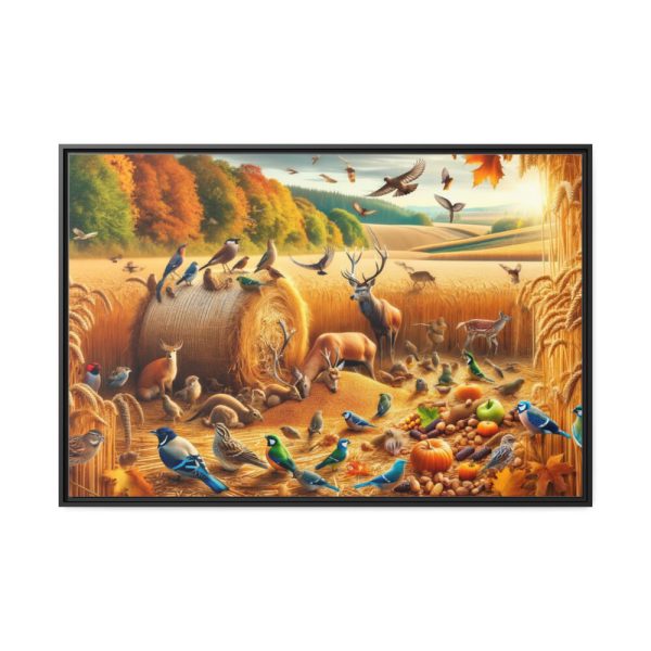 88289-271.jpg Wildlife and Harvest Season Framed Canvas