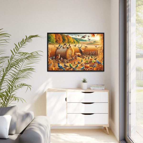 88289-273.jpg Wildlife and Harvest Season Framed Canvas