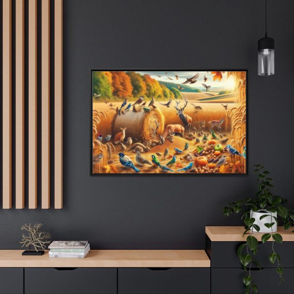 88289-274.jpg Wildlife and Harvest Season Framed Canvas