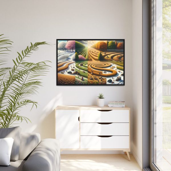 88289-278.jpg Four Seasons of Harvest Framed Canvas