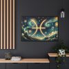 88289-29.jpg Zodiac Sign of Pisces Framed Canvas
