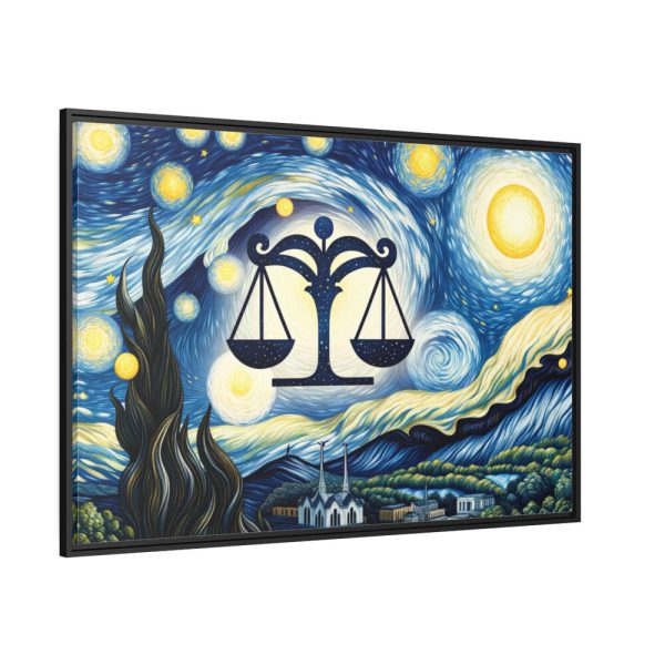 88289-30.jpg Zodiac Sign of Libra Framed Canvas