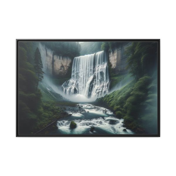 88289-306.jpg Large Waterfall II Framed Canvas