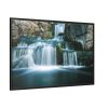88289-310.jpg Waterfall in Mountains Framed Canvas